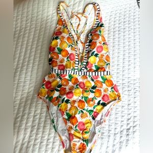 Nanette Lepore goddess one-piece swim suit
